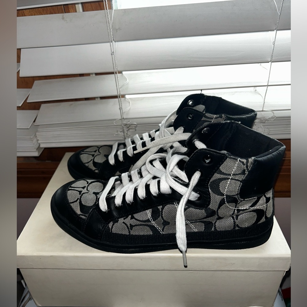 Coach high top sneakers
